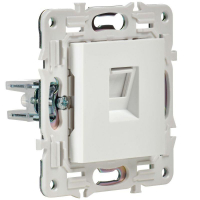 Розетка компьютерная RJ45 кат.5E SKANDY SK-K01W арктич. бел. IEK SK-K10-1-K01 ТехноИмпульс