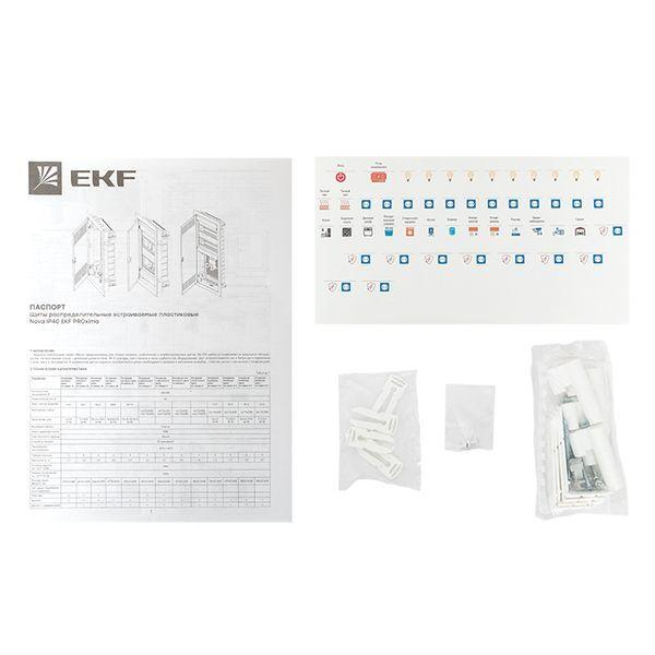 Щит силовой встраив. Nova 48мод. IP41 с пластик. дверью EKF nv-pb-pd-4 ТехноИмпульс
