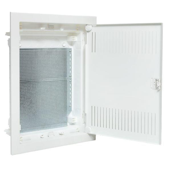 Щит слаботочный встраив. Nova 2 габарит IP41 с метал. перфорированной дверью EKF nv-mb-pmd-2 ТехноИмпульс