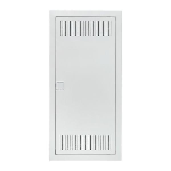 Щит слаботочный встраив. Nova 4 габарит IP41 с метал. перфорированной дверью EKF nv-mb-pmd-4 ТехноИмпульс