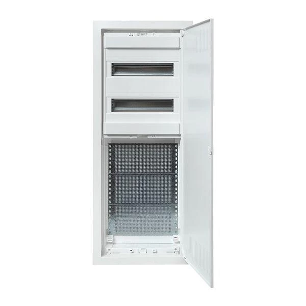 Щит комбинированный встраив. Nova 2 DIN-рейки + 3 монтаж. платы 5 габарит IP41 с метал. перфорированной дверью EKF nv-cb-pmd-2+3 ТехноИмпульс