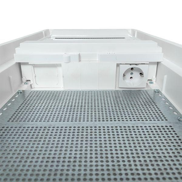 Щит комбинированный встраив. Nova 2 DIN-рейки + 3 монтаж. платы 5 габарит IP41 с метал. перфорированной дверью EKF nv-cb-pmd-2+3 ТехноИмпульс