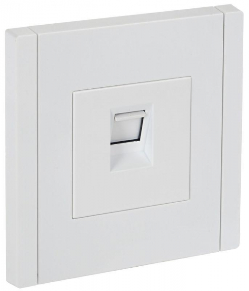 Розетка компьютерная RJ45 кат.5E FORTE&PIANO FP232 бел. IEK FP-K10-1-K01 ТехноИмпульс