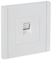 Розетка компьютерная RJ45 кат.5E FORTE&PIANO FP232 бел. IEK FP-K10-1-K01 ТехноИмпульс