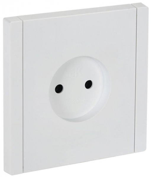 Розетка СП FORTE&PIANO FP218 10А без заземл. без защ. шторок винт. крепл. бел. IEK FP-R10-10-K01 ТехноИмпульс