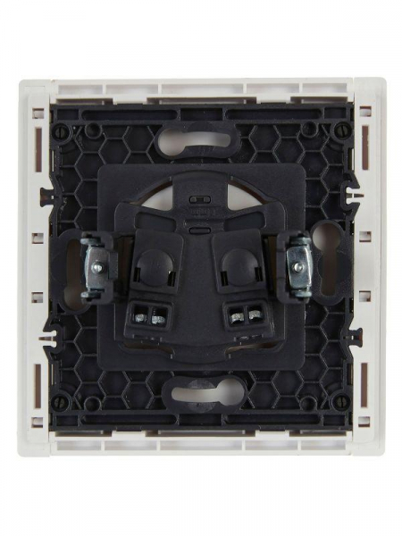 Розетка СП FORTE&PIANO FP218 10А без заземл. без защ. шторок винт. крепл. бел. IEK FP-R10-10-K01 ТехноИмпульс