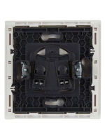 Розетка СП FORTE&PIANO FP218 10А без заземл. без защ. шторок винт. крепл. бел. IEK FP-R10-10-K01 ТехноИмпульс