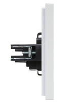 Розетка СП FORTE&PIANO FP218 10А без заземл. без защ. шторок винт. крепл. бел. IEK FP-R10-10-K01 ТехноИмпульс