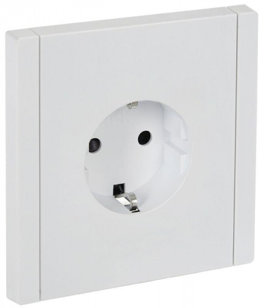 Розетка СП FORTE&PIANO FP213 16А с заземл. защ. шторки безвинт. крепл. бел. IEK FP-R14-16-1-K01 ТехноИмпульс