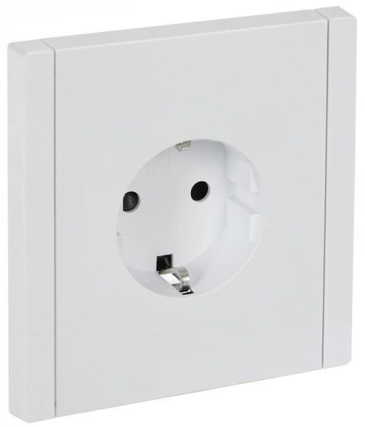 Розетка СП FORTE&PIANO FP213 16А с заземл. защ. шторки безвинт. крепл. бел. IEK FP-R14-16-1-K01 ТехноИмпульс