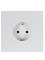 Розетка СП FORTE&PIANO FP215 16А с заземл. защ. шторки винт. крепл. бел. IEK FP-R14-16-K01 ТехноИмпульс