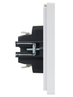 Выключатель 1-кл. СП FORTE&PIANO 10А FP202 с индикацией бел. IEK FP-V10-1-10-1-K01 ТехноИмпульс