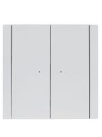 Выключатель 2-кл. СП FORTE&PIANO 10А FP206 с индикацией бел. IEK FP-V20-1-10-1-K01 ТехноИмпульс