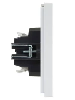 Выключатель проходной 2-кл. СП FORTE&PIANO 10А FP207 бел. IEK FP-V22-0-10-1-K01 ТехноИмпульс