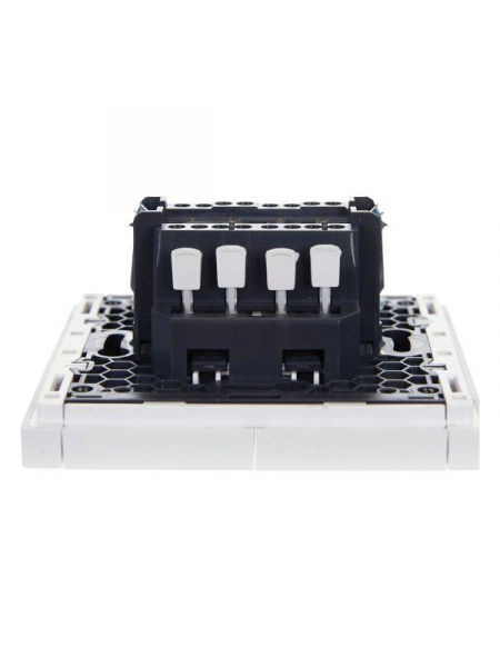 Выключатель проходной 2-кл. СП FORTE&PIANO 10А FP207 бел. IEK FP-V22-0-10-1-K01 ТехноИмпульс