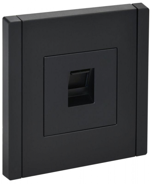 Розетка компьютерная RJ45 кат.5E FORTE&PIANO FP132 черн. IEK FP-K10-1-K02 ТехноИмпульс