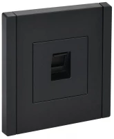 Розетка компьютерная RJ45 кат.5E FORTE&PIANO FP132 черн. IEK FP-K10-1-K02 ТехноИмпульс