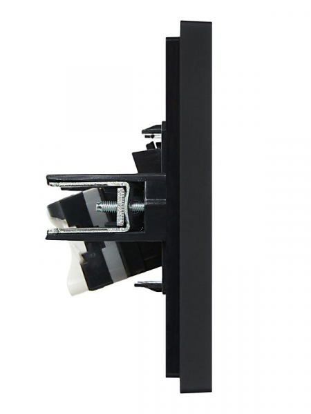 Розетка компьютерная RJ45 кат.5E FORTE&PIANO FP132 черн. IEK FP-K10-1-K02 ТехноИмпульс