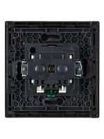 Розетка СП FORTE&PIANO FP113 16А с заземл. защ. шторки безвинт. крепл. черн. IEK FP-R14-16-1-K02 ТехноИмпульс