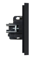 Розетка СП FORTE&PIANO FP115 16А с заземл. защ. шторки винт. крепл. черн. IEK FP-R14-16-K02 ТехноИмпульс