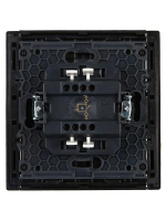 Выключатель 1-кл. СП FORTE&PIANO 10А FP102 с индикацией черн. IEK FP-V10-1-10-1-K02 ТехноИмпульс