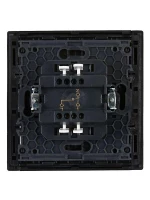 Выключатель проходной 1-кл. СП FORTE&PIANO 10А FP103 черн. IEK FP-V12-0-10-1-K02 ТехноИмпульс