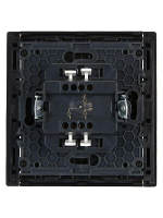 Выключатель проходной 1-кл. СП FORTE&PIANO 10А FP104 с индикацией черн. IEK FP-V12-1-10-1-K02 ТехноИмпульс