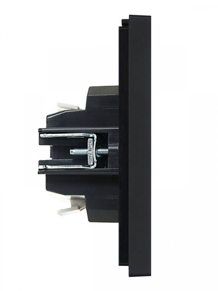 Выключатель проходной 1-кл. СП FORTE&PIANO 10А FP104 с индикацией черн. IEK FP-V12-1-10-1-K02 ТехноИмпульс