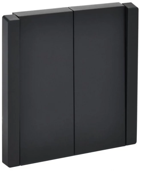 Выключатель 2-кл. СП FORTE&PIANO 10А FP105 черн. IEK FP-V20-0-10-1-K02 ТехноИмпульс