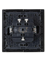 Выключатель 2-кл. СП FORTE&PIANO 10А FP105 черн. IEK FP-V20-0-10-1-K02 ТехноИмпульс