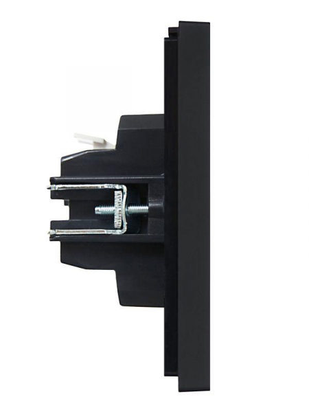 Выключатель 2-кл. СП FORTE&PIANO 10А FP105 черн. IEK FP-V20-0-10-1-K02 ТехноИмпульс