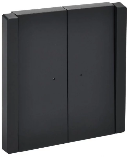 Выключатель проходной 2-кл. СП FORTE&PIANO 10А FP108 с индикацией черн. IEK FP-V22-1-10-1-K02 ТехноИмпульс