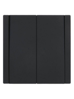 Выключатель проходной 2-кл. СП FORTE&PIANO 10А FP108 с индикацией черн. IEK FP-V22-1-10-1-K02 ТехноИмпульс