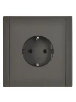 Розетка СП FORTE&PIANO FP316 16А с заземл. без защ. шторок винт. крепл. сер. IEK FP-R11-16-K03 ТехноИмпульс