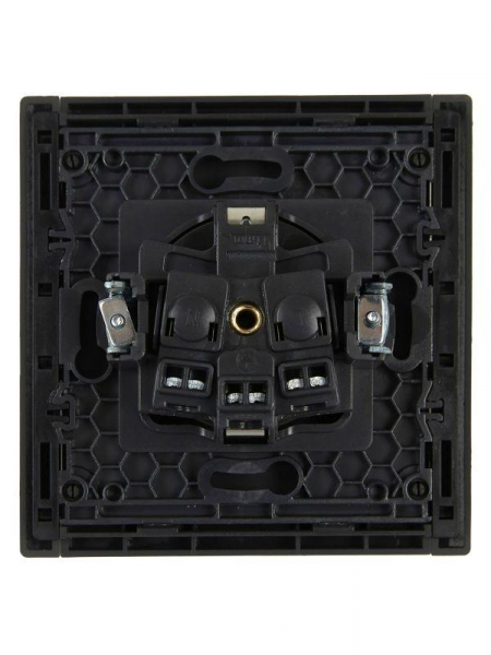 Розетка СП FORTE&PIANO FP316 16А с заземл. без защ. шторок винт. крепл. сер. IEK FP-R11-16-K03 ТехноИмпульс