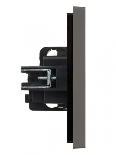 Розетка СП FORTE&PIANO FP316 16А с заземл. без защ. шторок винт. крепл. сер. IEK FP-R11-16-K03 ТехноИмпульс