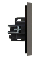 Розетка СП FORTE&PIANO FP316 16А с заземл. без защ. шторок винт. крепл. сер. IEK FP-R11-16-K03 ТехноИмпульс