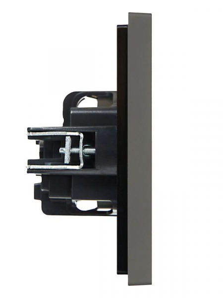 Розетка СП FORTE&PIANO FP315 16А с заземл. защ. шторки винт. крепл. сер. IEK FP-R14-16-K03 ТехноИмпульс