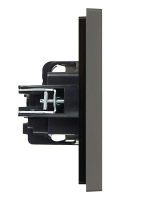 Розетка СП FORTE&PIANO FP315 16А с заземл. защ. шторки винт. крепл. сер. IEK FP-R14-16-K03 ТехноИмпульс