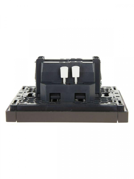 Выключатель 1-кл. СП FORTE&PIANO 10А FP302 с индикацией сер. IEK FP-V10-1-10-1-K03 ТехноИмпульс