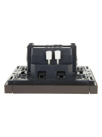 Выключатель 1-кл. СП FORTE&PIANO 10А FP302 с индикацией сер. IEK FP-V10-1-10-1-K03 ТехноИмпульс