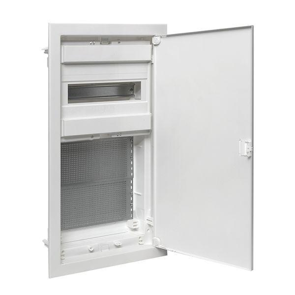 Щит комбинированный встраив. Nova 1 DIN-рейка + 2 монтаж. платы 3 габарит IP41 с пластик. дверью EKF nv-cb-pd-1+2 ТехноИмпульс