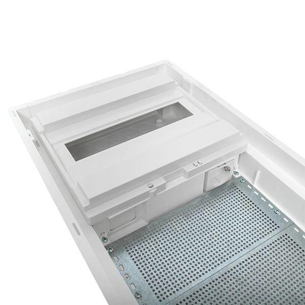 Щит комбинированный встраив. Nova 1 DIN-рейка + 2 монтаж. платы 3 габарит IP41 с метал. перфорированной дверью EKF nv-cb-pmd-1+2 ТехноИмпульс