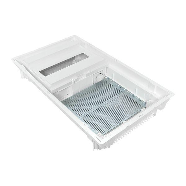 Щит комбинированный встраив. Nova 1 DIN-рейка + 2 монтаж. платы 3 габарит IP41 с метал. перфорированной дверью EKF nv-cb-pmd-1+2 ТехноИмпульс