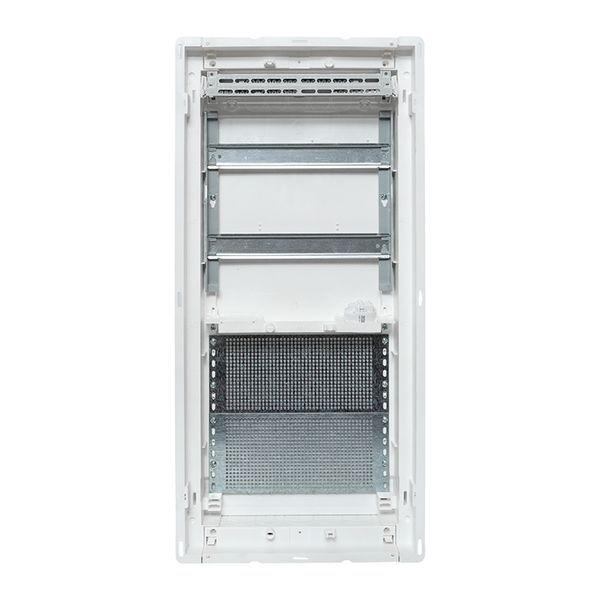 Щит комбинированный встраив. Nova 2 DIN-рейки + 2 монтаж. платы 4 габарит IP41 с метал. перфорированной дверью EKF nv-cb-pmd-2+2 ТехноИмпульс