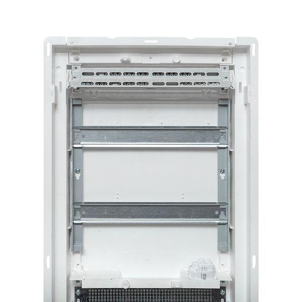 Щит комбинированный встраив. Nova 2 DIN-рейки + 2 монтаж. платы 4 габарит IP41 с метал. перфорированной дверью EKF nv-cb-pmd-2+2 ТехноИмпульс