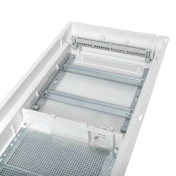 Щит комбинированный встраив. Nova 2 DIN-рейки + 2 монтаж. платы 4 габарит IP41 с метал. перфорированной дверью EKF nv-cb-pmd-2+2 ТехноИмпульс