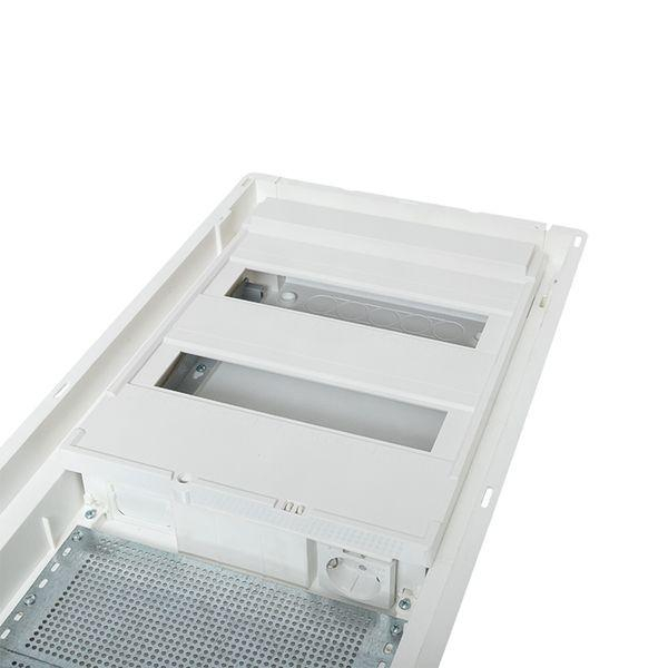 Щит комбинированный встраив. Nova 2 DIN-рейки + 2 монтаж. платы 4 габарит IP41 с метал. перфорированной дверью EKF nv-cb-pmd-2+2 ТехноИмпульс