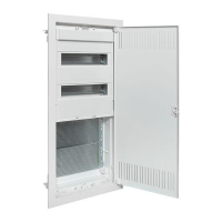 Щит комбинированный встраив. Nova 2 DIN-рейки + 2 монтаж. платы 4 габарит IP41 с метал. перфорированной дверью EKF nv-cb-pmd-2+2 ТехноИмпульс