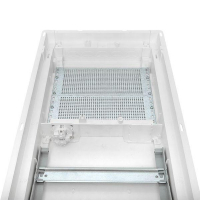 Щит комбинированный встраив. Nova 2 DIN-рейки + 2 монтаж. платы 4 габарит IP41 с метал. перфорированной дверью EKF nv-cb-pmd-2+2 ТехноИмпульс